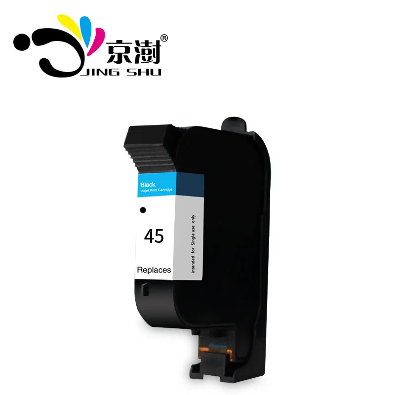 Jingshu Совместимость 45 черные чернила картридж 51645 Замена для hp 710C 870CXI 830C 880C 890C 895CXI