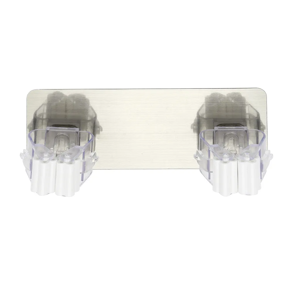 

Wall Mounted Mop Organizer Holder Brush Broom Hanger Storage Rack Kitchen Tool Wall Hanging Pipe Hooks W5