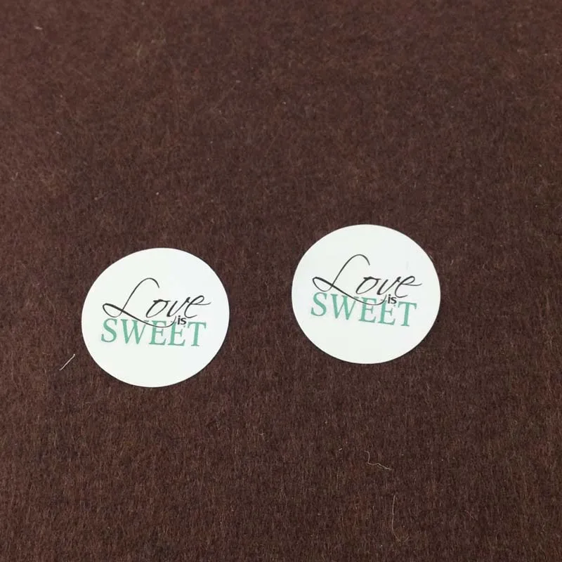 Наклейки Love is Sweet мятно-зеленые 3 диаметра 168 шт./лот белые креативные
