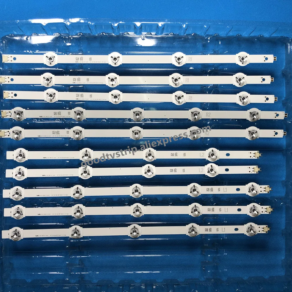 10 шт. светодиодный подсветка полосы для 4" V14 тонкий DRT Rev0.6 6916L-1682A 6916L-1683A 6916L-1684A 6916L-1685A LC420DUH