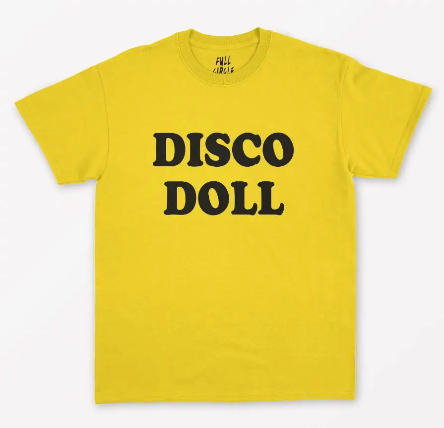 

Disco Doll Print Women tshirt Cotton Casual Funny t shirt For Lady Yong Girl Top Tee Hipster Drop Ship S-271