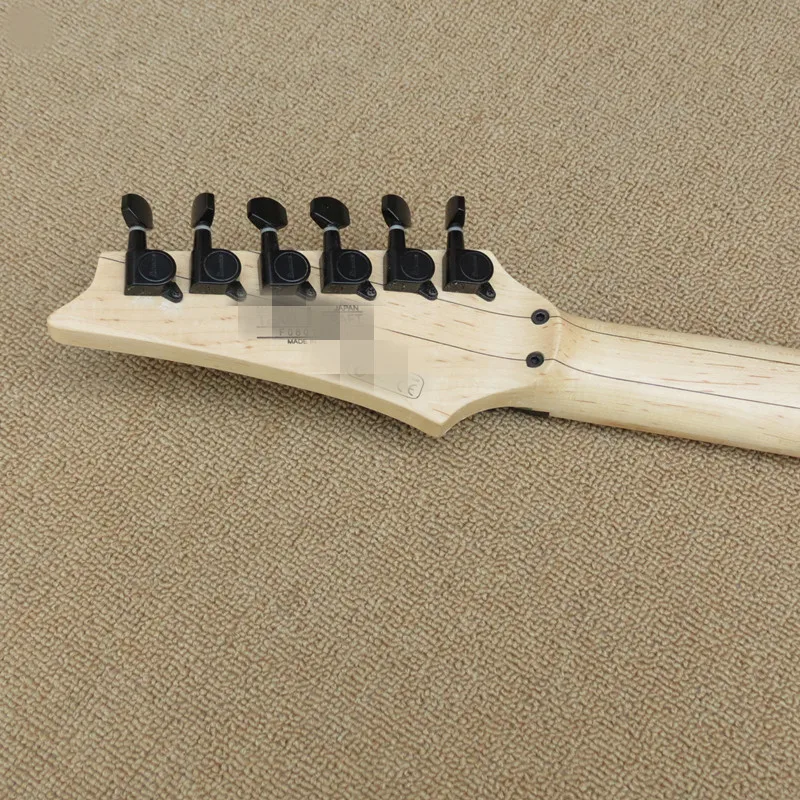 Изготовленная на заказ Серебристая гитара JEM с обезьяной рукояткой и Львиной