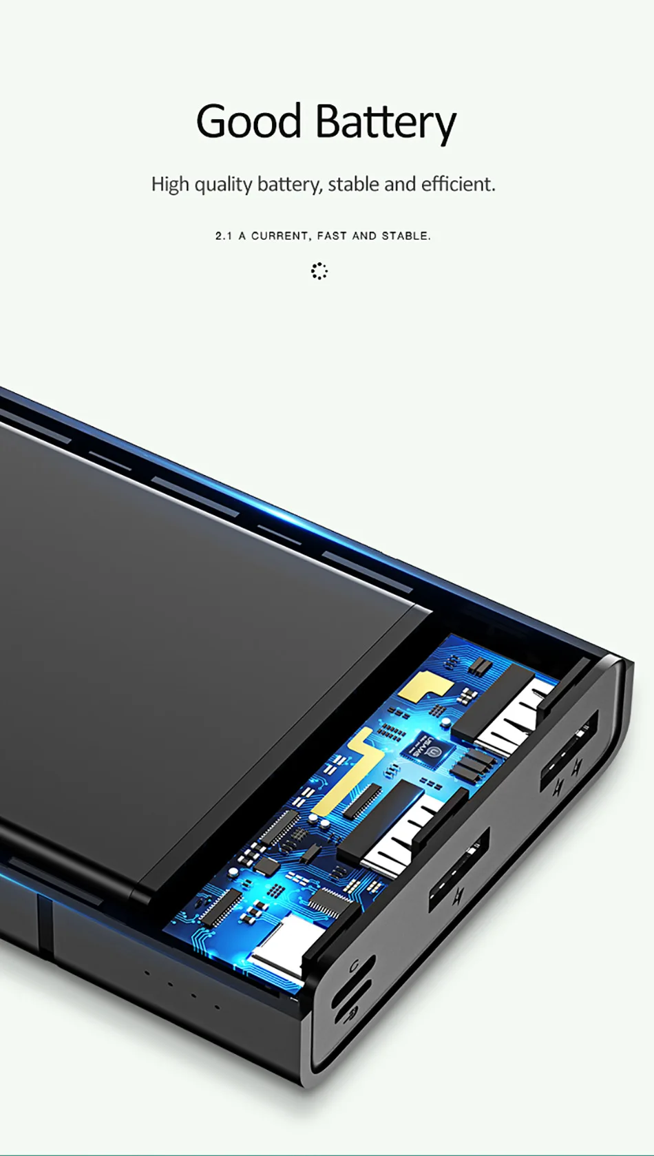 USAMS портативный внешний аккумулятор 20000 мА/ч с двумя портами USB Micro type c внешний аккумулятор тонкий повербанк внешний аккумулятор зарядное устройство для мобильного телефона
