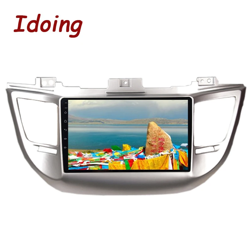 Idoing 9 &quot1Din Автомобильный Android 8 0 Радио мультимедийный плеер для hyundai IX35 Tucson 2015 4G + 64G