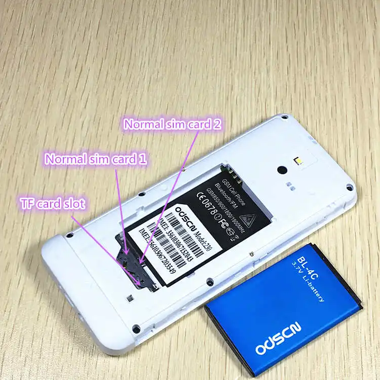 Распродажа Тонкий двойной SIM мобильный телефон разблокированный роскошный 2 8