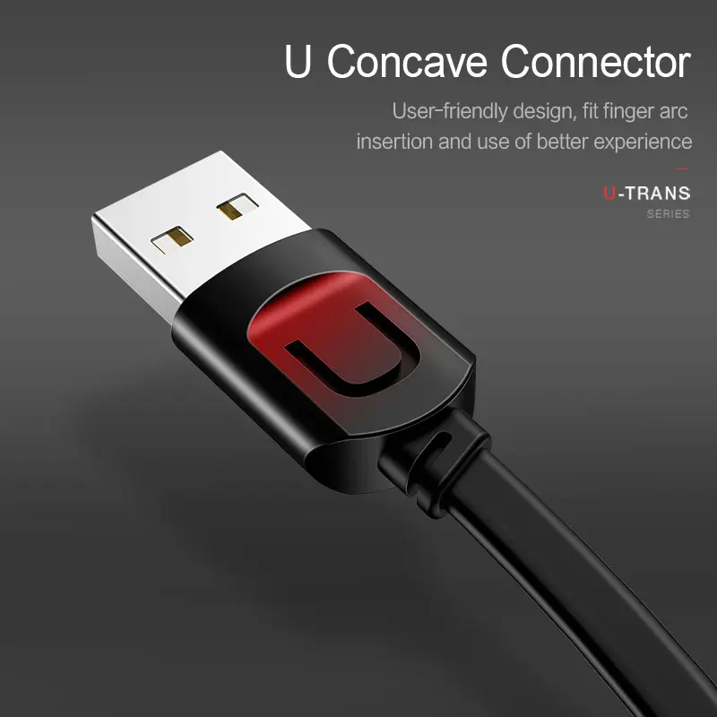 USAMS Кабель Micro Usb для iPhone 6 s Plus 5S 5 iPad Samsung Galaxy Sony HTC LG 2 в 1 USB 2.1A Зарядное Устройство