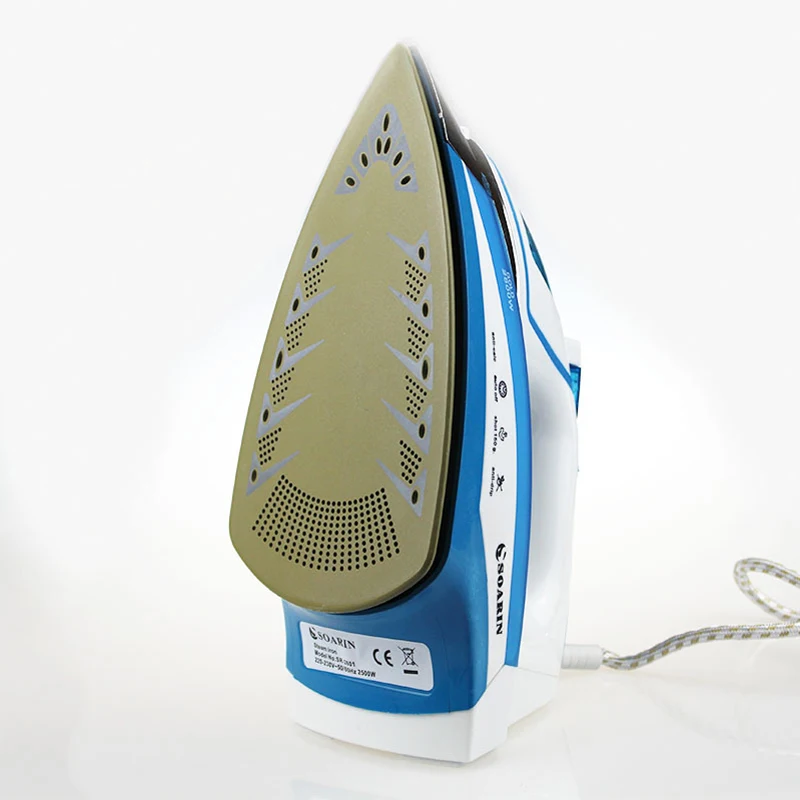 Портативный паровой утюг 2500 Вт с 4 шестернями гладкий стальной каркас для