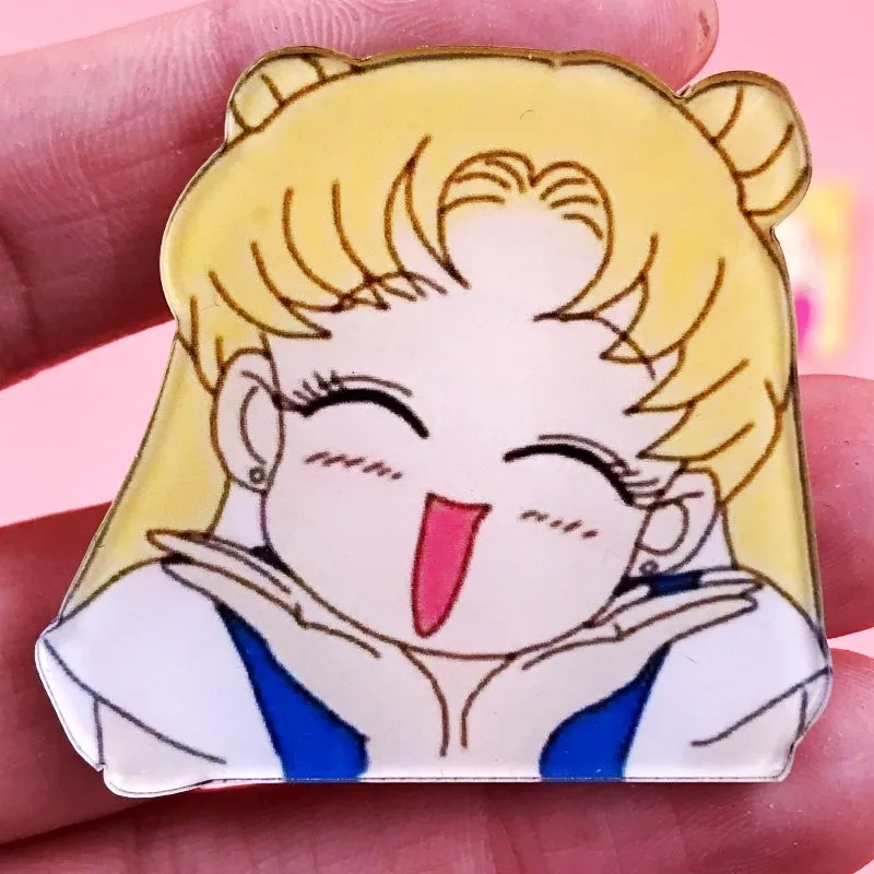 1 шт. значок Сейлор Мун Харадзюку для девочек акриловые значки рюкзак булавки