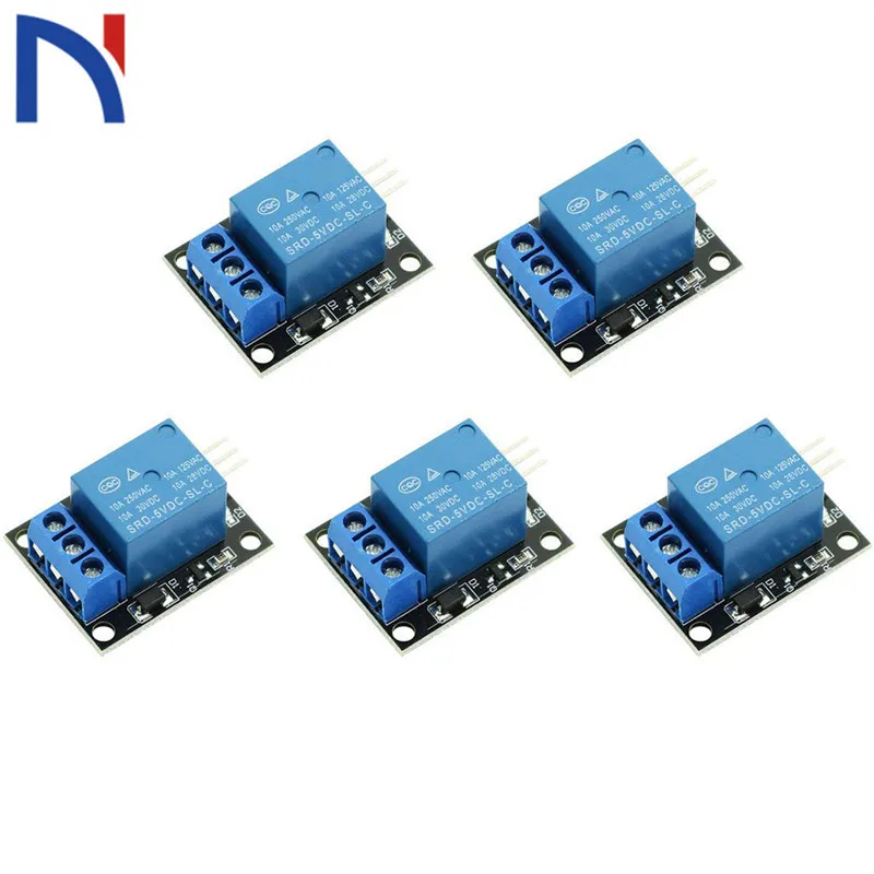 

5V 1 One Channel Relay Module Low Level for SCM Household Appliance Control for arduino DIY Kit 3D Printer Parts