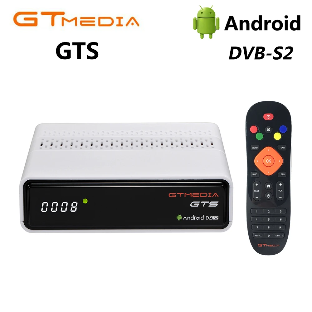 Freesat GTmedia GTS DVB S2 спутниковый ресивер Amlogic S905D WiFi BT4.0 Android 6 0 tv BOX 2 Гб ram 8 rom + 1 год Cccam