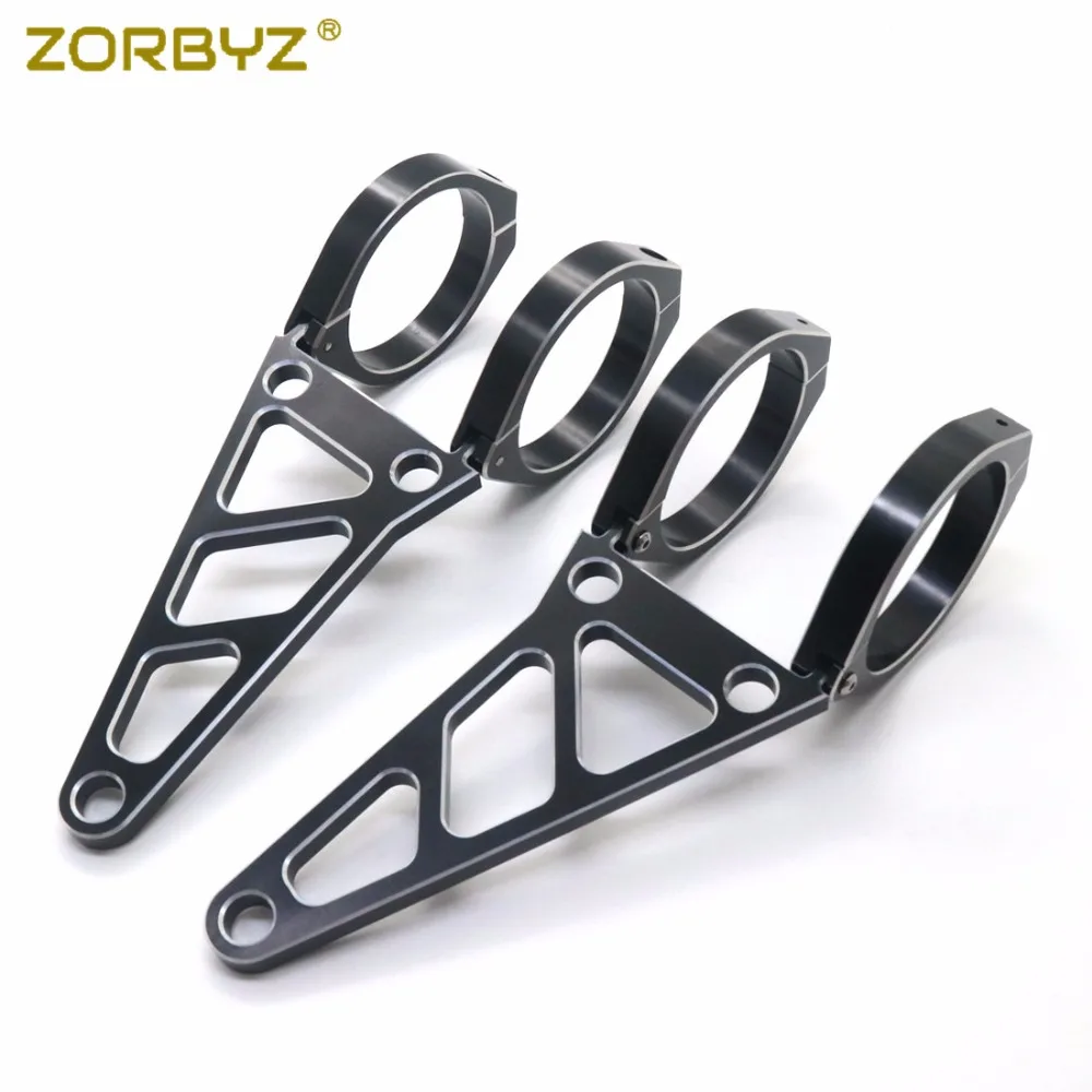 ZORBYZ 39 мм/41 мм/48 мм/51 мм/54 мм/57 мм черный Монтажный кронштейн фар мотоцикла с ЧПУ