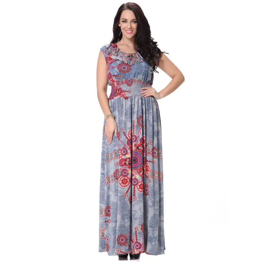 Женское вечернее платье без рукавов вечерние элегантное праздничное с принтом