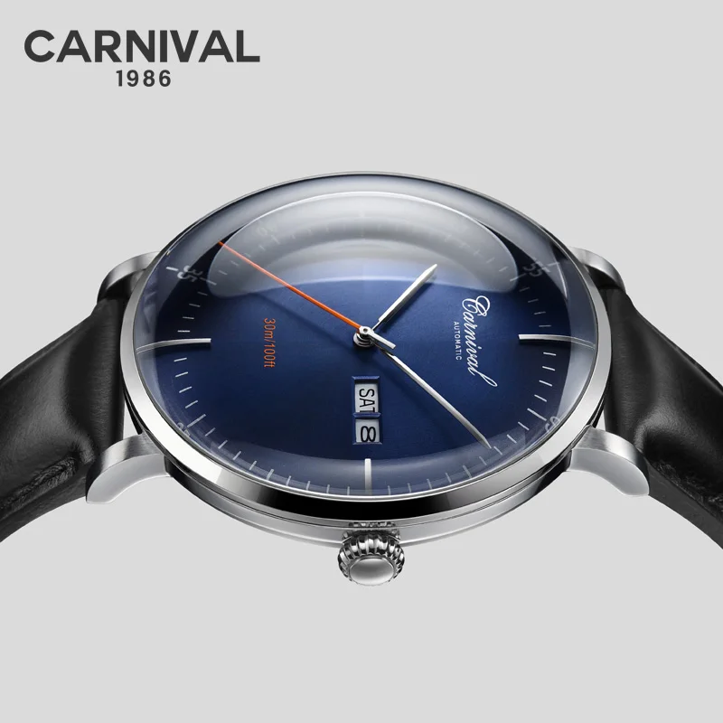 Новинка 2019 ультратонкие простые классические мужские механические часы деловые