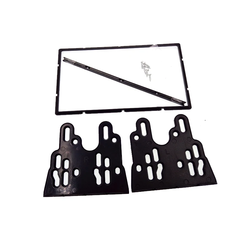 2DIN Car Styling Car Radio Fascia for 2005 Hon*da Ci*vic European RHD 2din Trim Panel Installation Kit Auto Stereo Black