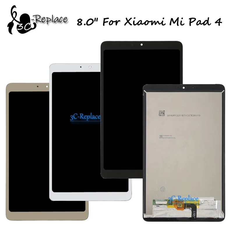 Новинка ЖК-дисплей 8 0 дюйма для Xiaomi Mi Pad 4 Mipad MIUI сенсорный экран дигитайзер стекло