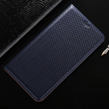 Top Genuine Leather Magnetic Case For Meizu Pro 6 Pro6 Retro Luxury Stand Flip Mobile Phone Cover