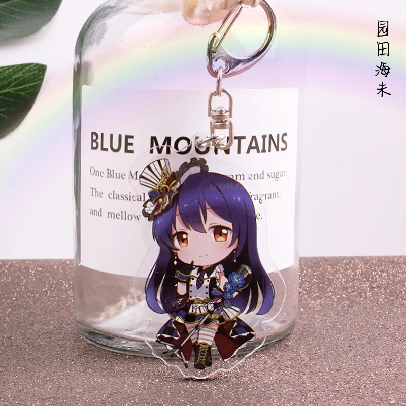Аниме LoveLive брелок Love Live Kotori Minami Nico Sleepy Girl Супер милые животные Twoside принт брелки для фанатов подарок