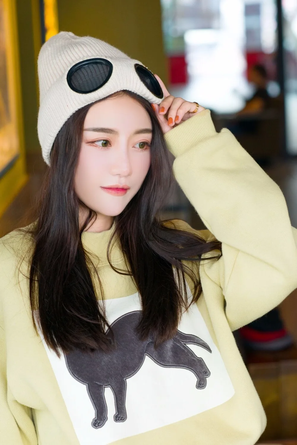 Skullies шапочки для женщин ветрозащитный очки Hat шерсть зимние Gorros Кепки крепления укладка вязаная Шапки мужские лыжные Кепки s