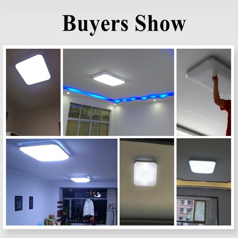 Новые светодиодные потолочные светильники RGB в современном стиле с