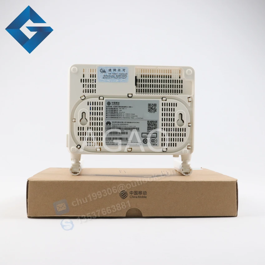 4 шт. в партии/Оригинал Хуа Вэй Новый HS8546V5 GPON ONU 4GE + 1Tel WIFI USB 2 4G &amp 5G двухдиапазонный