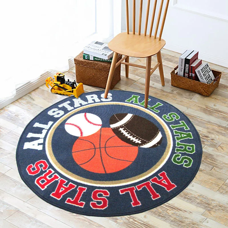 Новинка лучшее качество детский коврик круглый ковер для дома спальни игр