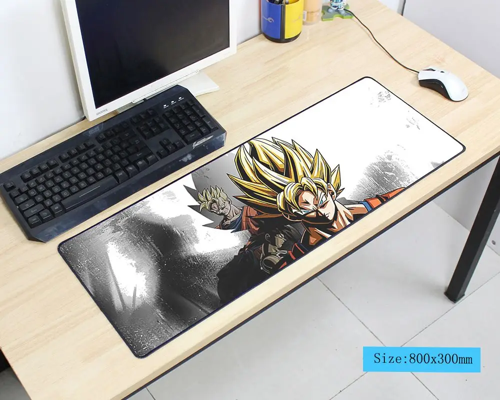 Dragon Ball Коврик для мыши с изображением 800x300x3 мм коврик для мышь Notbook компьютер превосходный коврик для мыши игровой коврик геймер к клавиатуре коврики для мыши