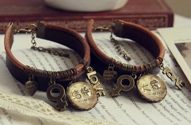 Женские кожаные шнуры 30 мм с родиевым покрытием текстурированными наконечниками