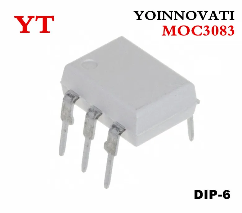 

50pcs MOC3083 3083 OPTOCOUPLER TRIAC 800V