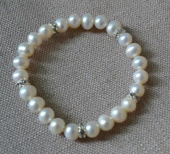 Браслет из жемчуга браслет пресноводного ювелирные изделия натурального