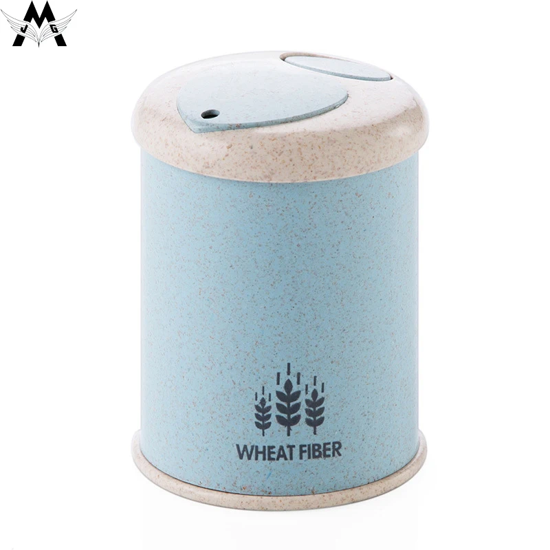 MeiJiaG Automatic Toothpick Holder Container Wheat Straw Household Table Storage Box Dispenser | Дом и сад