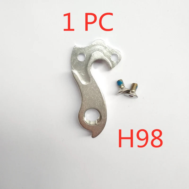 WGH98P1 1 шт. велосипед Шестерни вешалка MTB дорожный велосипед Шестерни задний механизмы переключения передач для велосипеда задний крючок с помощью болтов - Color: WGH98P1