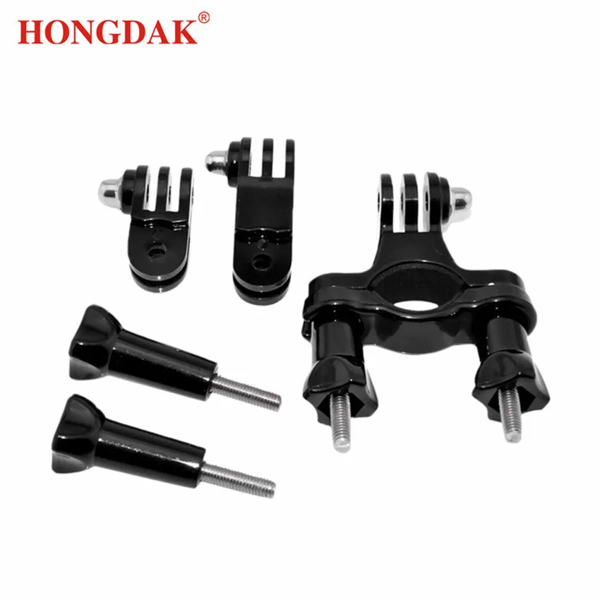 

Hongdak Bicycle Handlebar Seatpost Clamp Mount Adjustable with Pivot Arm Tripod for GoPro Hero 7 5 6 4 3