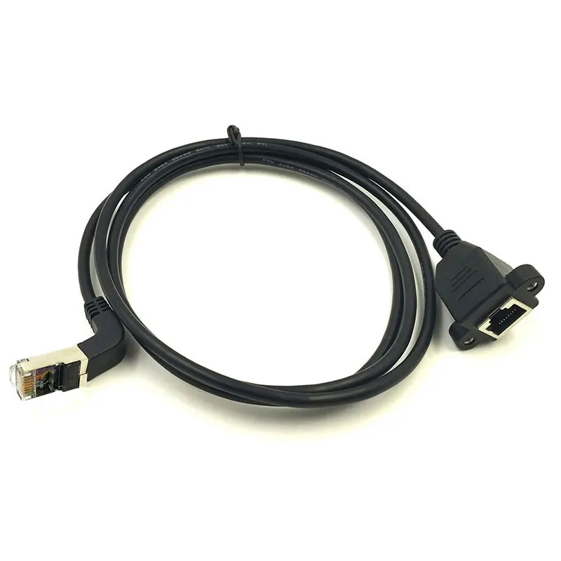 5 футов RJ45 штекер-гнездо винтовое крепление для панели Ethernet LAN Сетевой