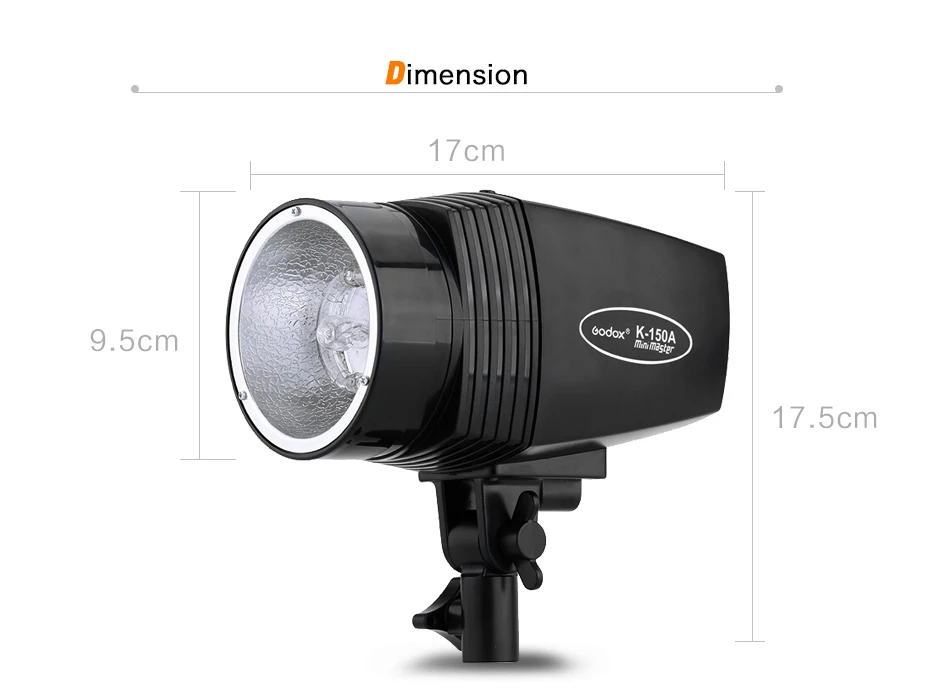 Godox K150A 2*150Ws студийная вспышка стробоскоп комнатное фото освещение для фотосъемки в студии+ софтбокс+ светильник+ подставка+ DC-04 набор триггеров для вспышки
