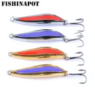 FISHINAPOT 1 шт. 5g 7 г 10 г металлический Спиннер ложка жесткая приманка для рыбалки инструмент для блесток воблер Спиннер тройной крючок