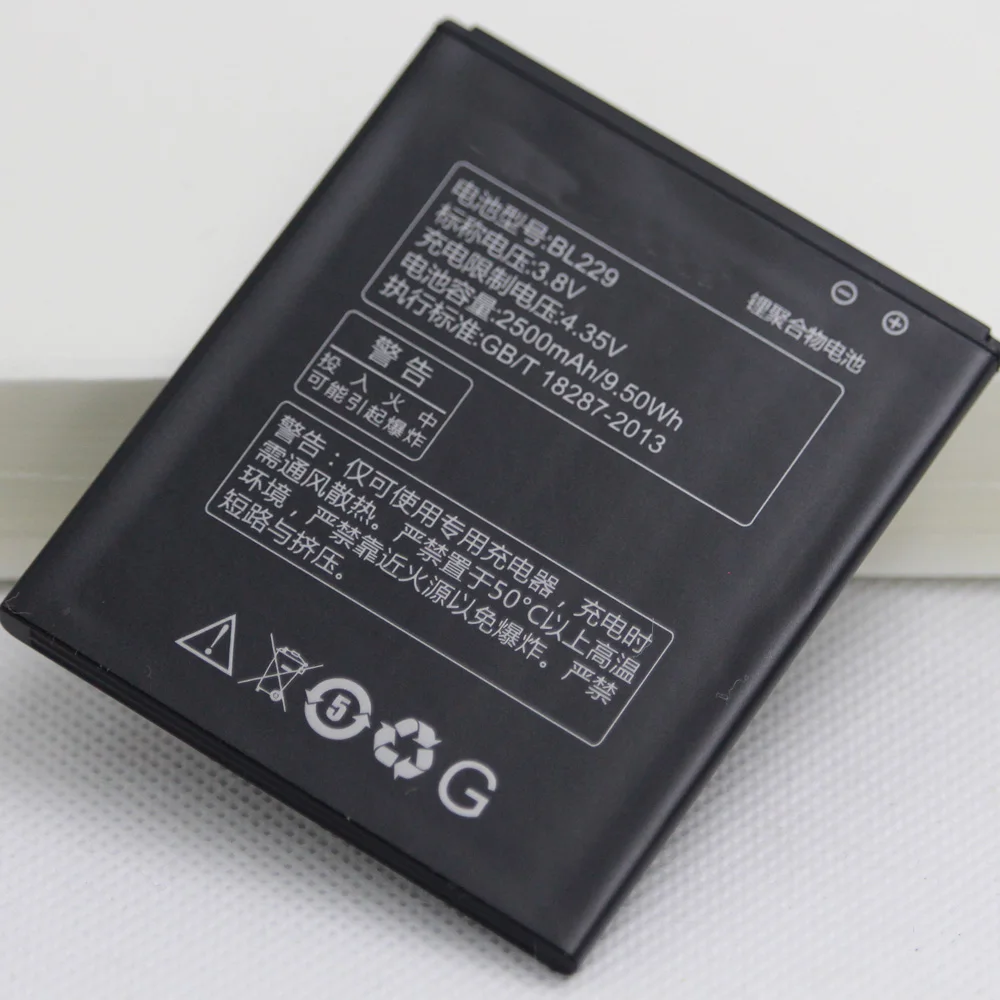 ISUNOO 2500 мАч 3,8 в BL229 перезаряжаемая литий-ионная батарея для Lenovo BL 229 A8 A808T A806 запасная батарея для телефона резервная батарея