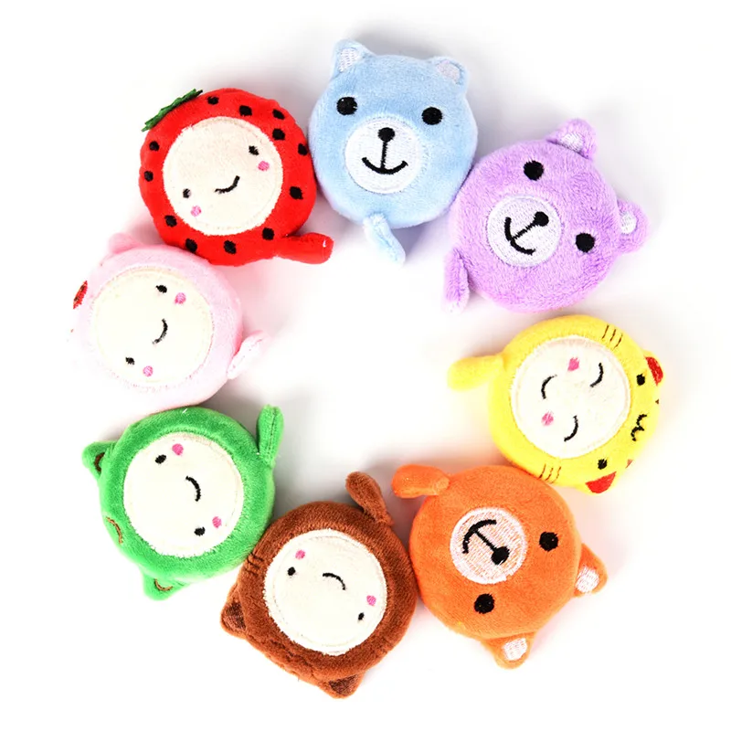 Kawaii Animal Cat Dog Key Ring Holder Band Tape Bag Pendant Cartoon measure Keychain Ruler measurements Telescopic tape | Украшения и