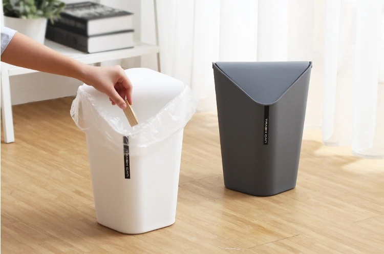 Desktop Mini Waste Bins Creative Quality Plastic Paper Garbage Home Office Kitchen Bathroom Corner Dustbins Cleaning Accessories