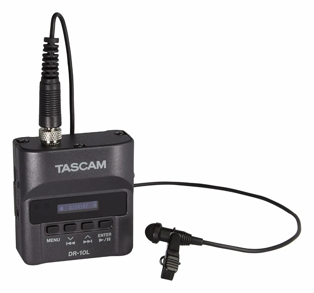 Tascam DR 10L цифровой аудиомагнитофон с микрофоном Lavalier|Цифровые диктофоны| |