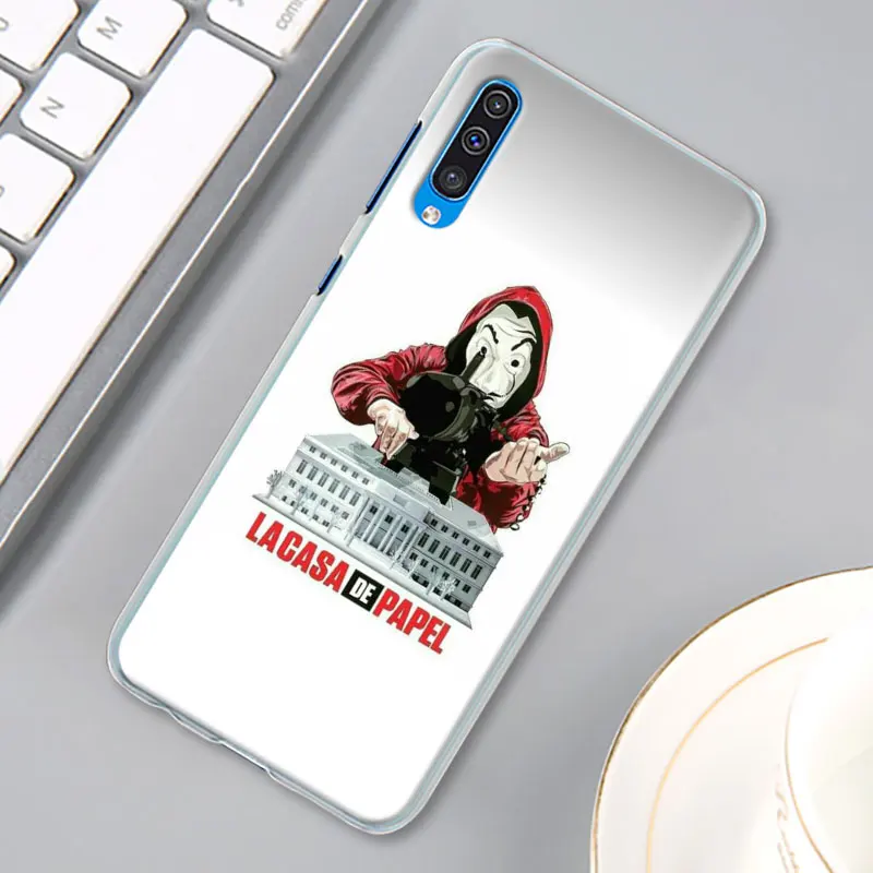 La Casa de papel чехол КРЫШКА ДЛЯ samsung Galaxy A30 A40 A50 A70 A6 A8 плюс A7 A9 M30 чехол для телефона Coque