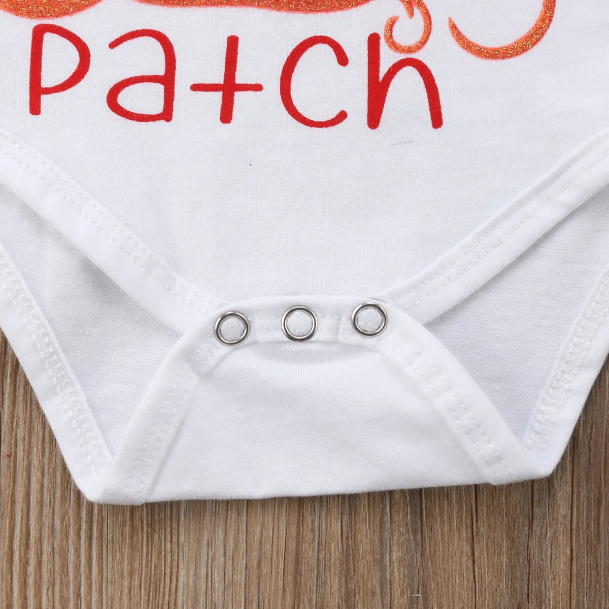 2018 комплект одежды для маленьких девочек на Хэллоуин комбинезон с тыквой +