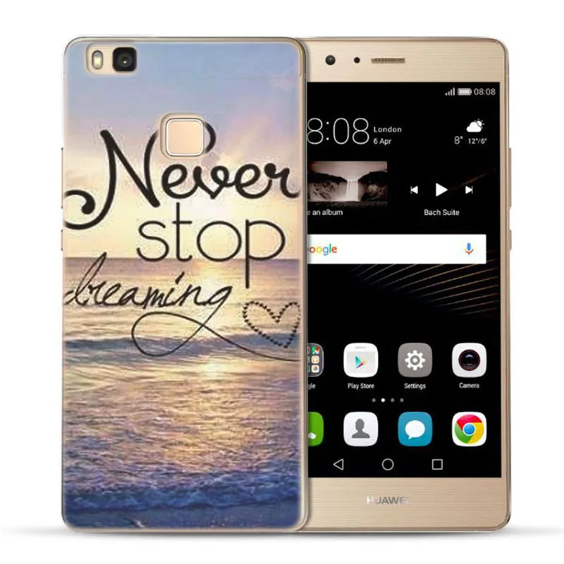 MLCRIYG мягкий чехол для телефона Huawei P9 Lite/P8 Lite/P10Lite ТПУ цветной ландшафт цветочное