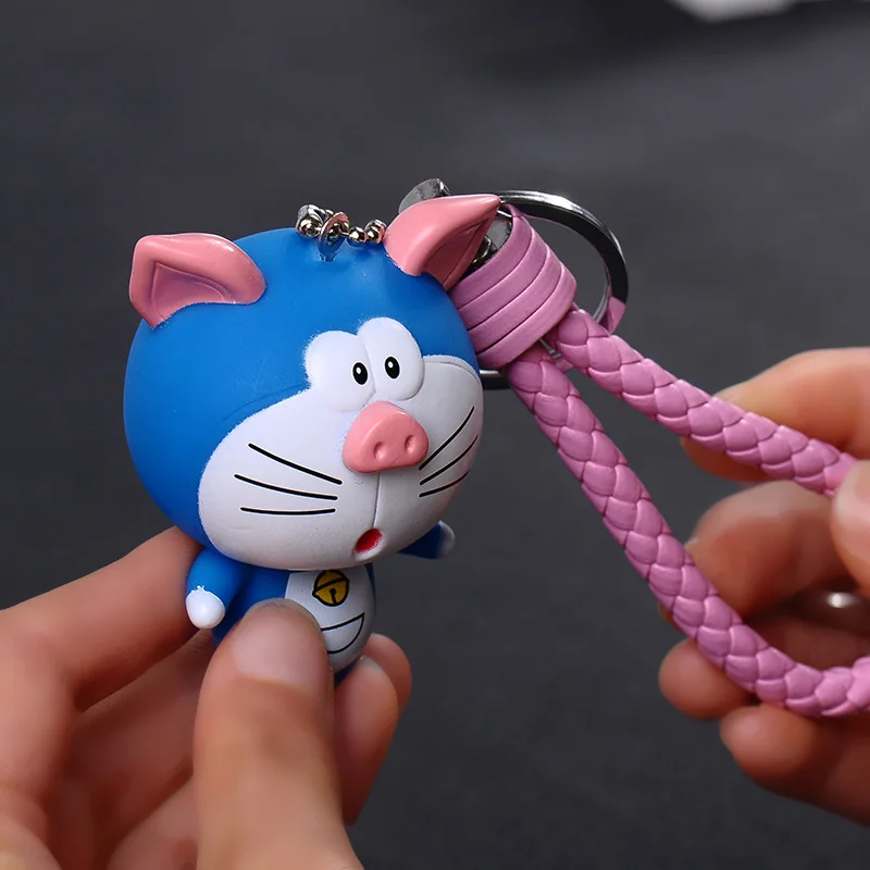 Брелок для ключей с мультяшным Аниме Doraemon 12 знаков зодиака символический брелок