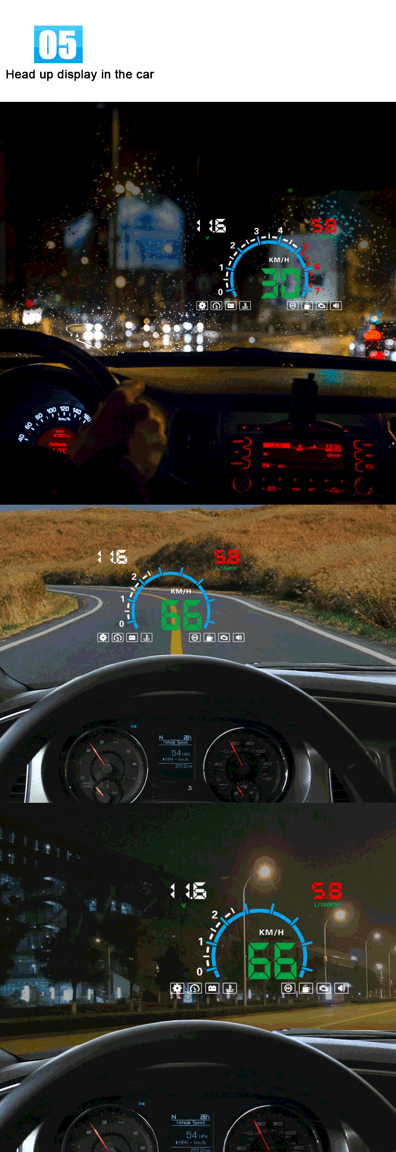 5," Автомобильный концентратор OBD2 дисплей на голову проектор скорости автомобиля Лобовое стекло скорость o Projetor навигация OBD измеритель скорости Hud E350
