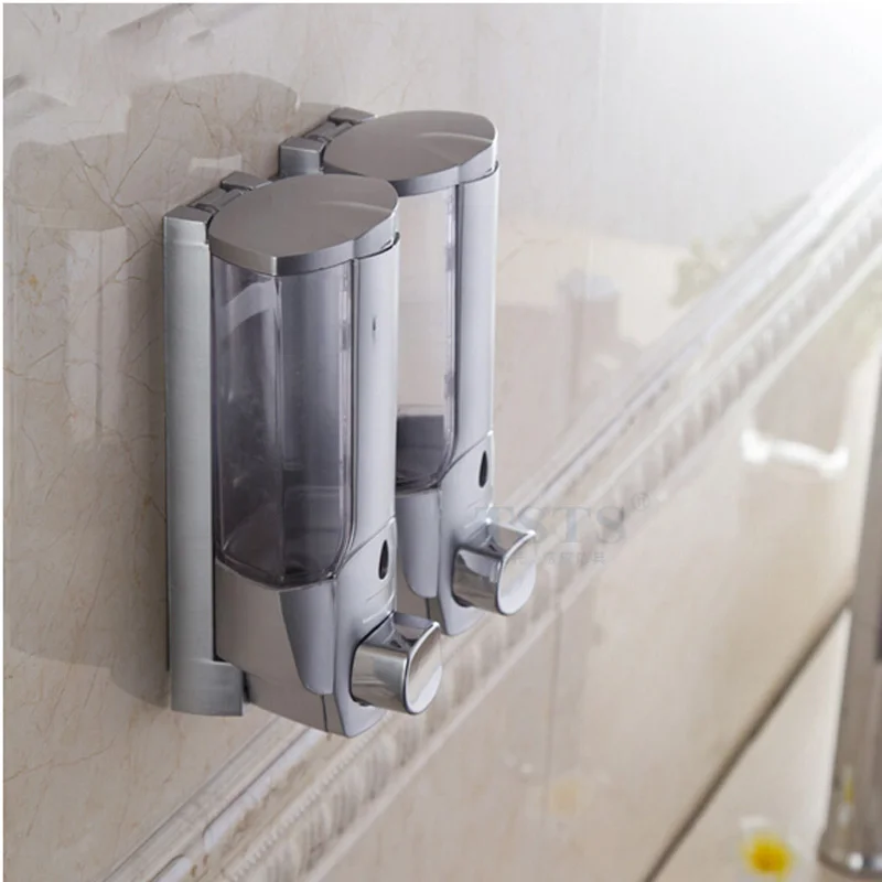 Настенный дозатор для жидкого мыла с двойной ручкой|shampoo box|soap dispenserliquid soap dispenser |