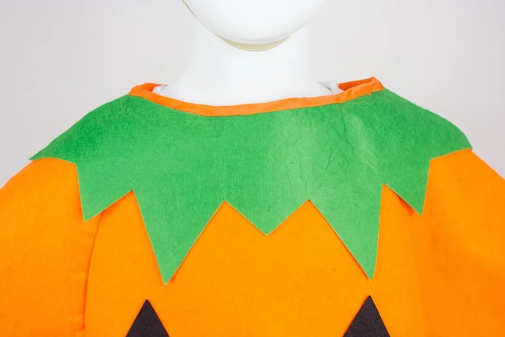 Halloween cosplay party dance performances pumpkin costume for children clothes suit |