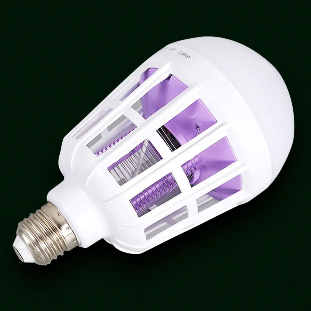 Электронная ловушка для насекомых светодиодсветодиодный лампа 2 в 1 уничтожения