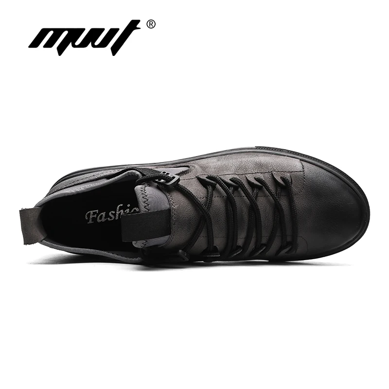 Черные классические мужские повседневные туфли из натуральной кожи модные MVVT