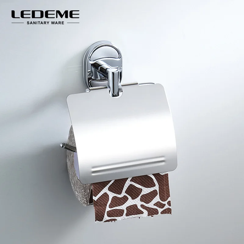 LEDEME Серебряный держатель из нержавеющей стали для туалетной бумаги ванной