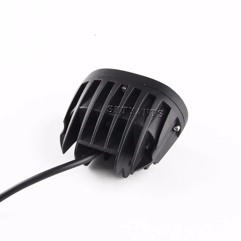 Белый/желтый цвета 20W Светодиодный рабочий светильник 6D универсальный мотоцикл